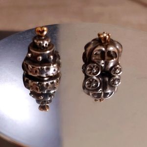 Pandora retired wedding charm bundle - sterling silver & 14K gold